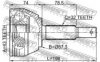 NISSA 392111LB0B Joint, drive shaft
